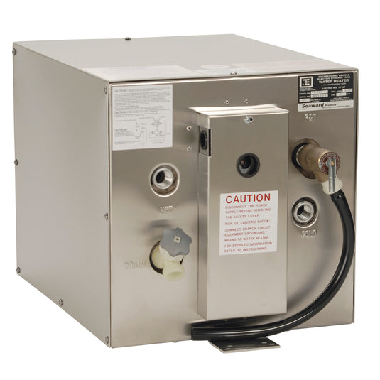 Whale Seaward 6 Gallon Hot Water Heater wRear Heat Exchanger  Stainless Steel  120V  1500W S700