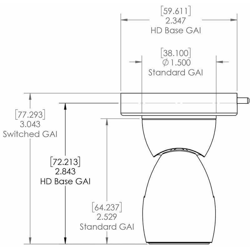 Load image into Gallery viewer, Lumitec GAI2 White DimmingRed  Blue NonDimming Heavy Duty Base  White Housing 111802
