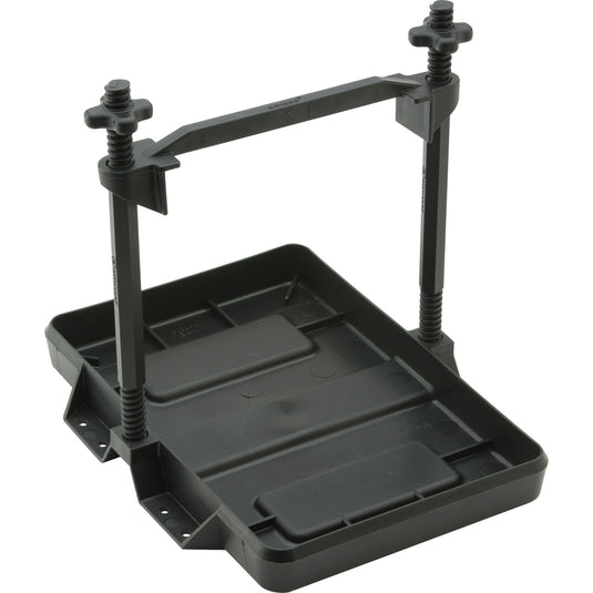 Attwood HeavyDuty AllPlastic Adjustable Battery Tray  27 Series 90985