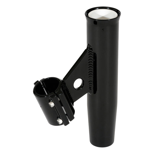 Lees ClampOn Rod Holder  Black Aluminum  Vertical Mount  Fits 1900 OD Pipe RA5004BK