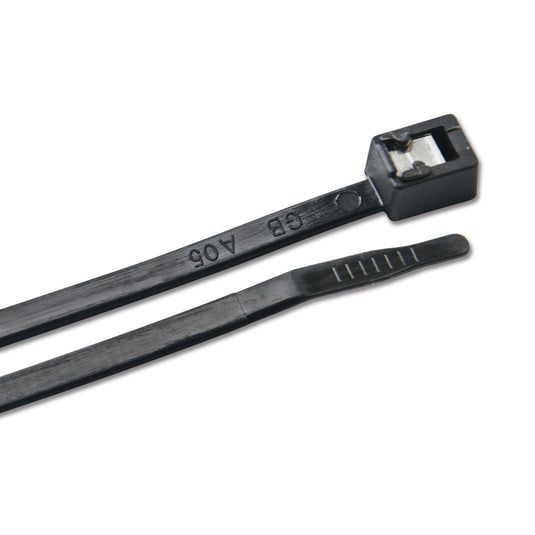 Ancor 8 UV Black Self Cutting Cable Zip Ties  500Pack 199264