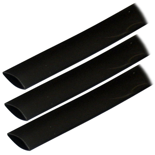 Ancor Adhesive Lined Heat Shrink Tubing ALT  34 x 3  3Pack  Black 306103