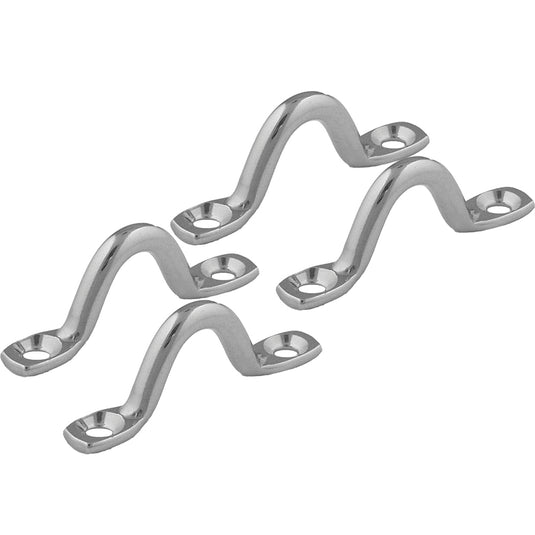 Taco Stamped Stainless Steel Eye Straps 4 Pack F1612002