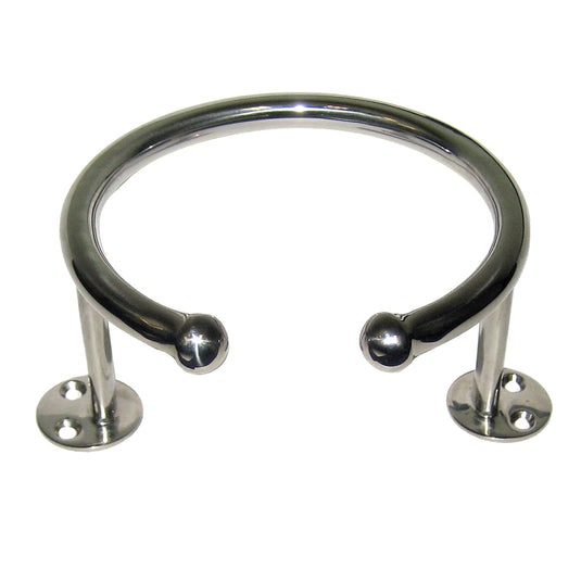 Whitecap Top Mount Ring SS Cup Holder  1Drink  Base Mount S3516