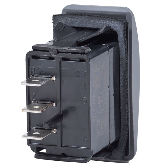 Blue Sea 7933 Contura II Switch SPDT Black  ONOFFON 7933