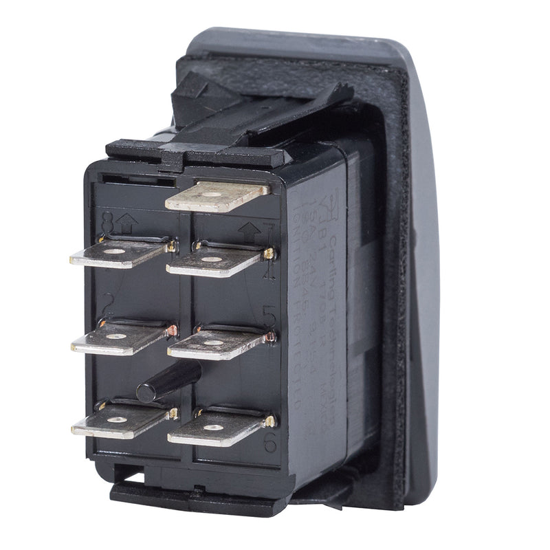 Load image into Gallery viewer, Blue Sea 7936 Contura II Switch DPDT Black  ONOFFON 7936
