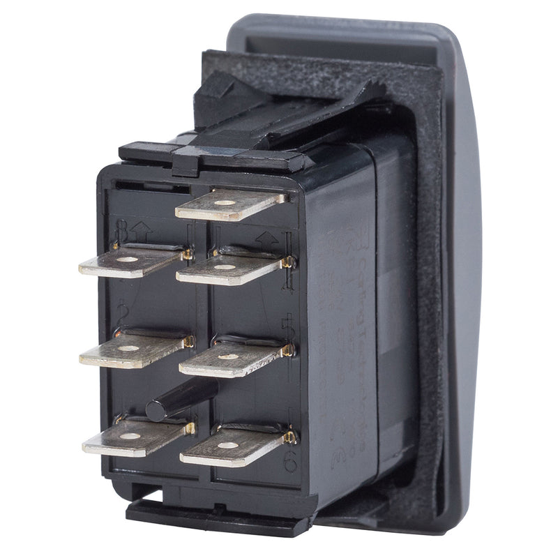 Load image into Gallery viewer, Blue Sea 7937 Contura II Switch DPDT Black  ONOFFON 7937
