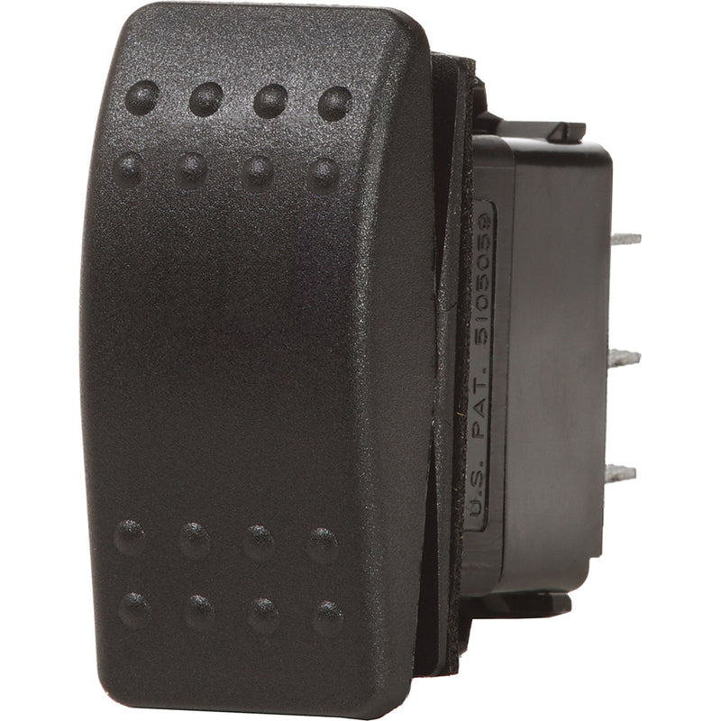 Load image into Gallery viewer, Blue Sea 7938 Contura II Switch DPDT Black  ONOFFON 7938
