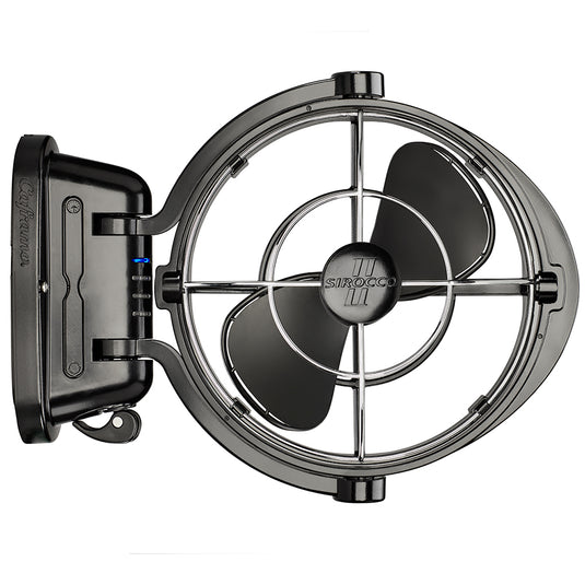 SEEKR by Caframo Sirocco II 3Speed 7 Gimbal Fan  Black  1224V 7010CABBX