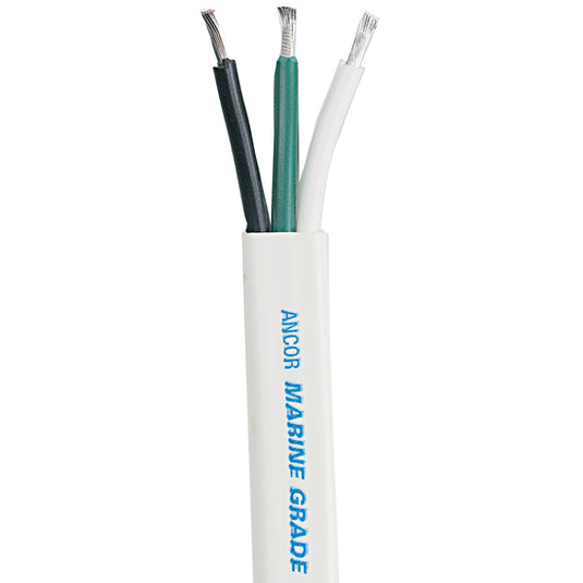 Ancor White Triplex Cable  63 AWG  Flat  50 130705