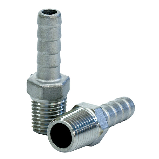 Tigress Stainless Steel Pipe to Hose Adapter  14 IPS 77910