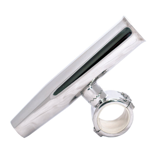 Tigress 112 Polished SS Adjustable ClampOn Rod Holder 88193