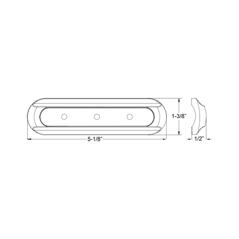 Load image into Gallery viewer, TACO 4LED Deck Light  Flat Mount  White Housing F388800W1
