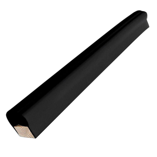 Dock Edge Piling Post Bumper  One End Capped  6  Black DE1022BF