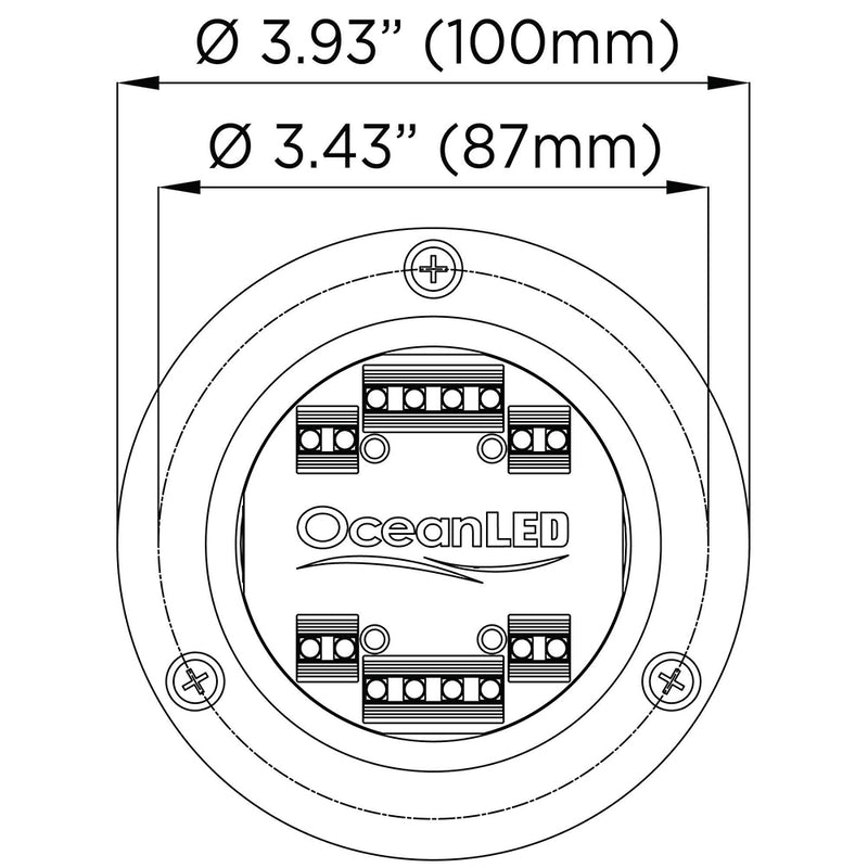 Load image into Gallery viewer, OceanLED Sport S3166S Underwater LED Light  Ultra White 012102W
