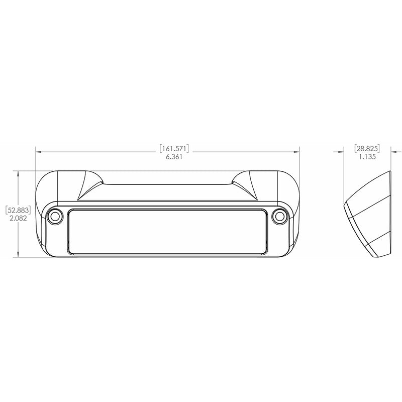 Load image into Gallery viewer, Lumitec Perimeter Light  White Finish  WhiteRed Dimming 101477
