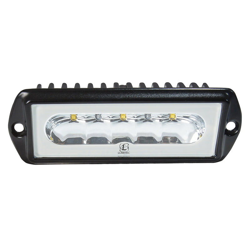 Load image into Gallery viewer, Lumitec Capri2  Flush Mount LED Flood Light  Black Housing  2Color WhiteBlue Dimming 101186
