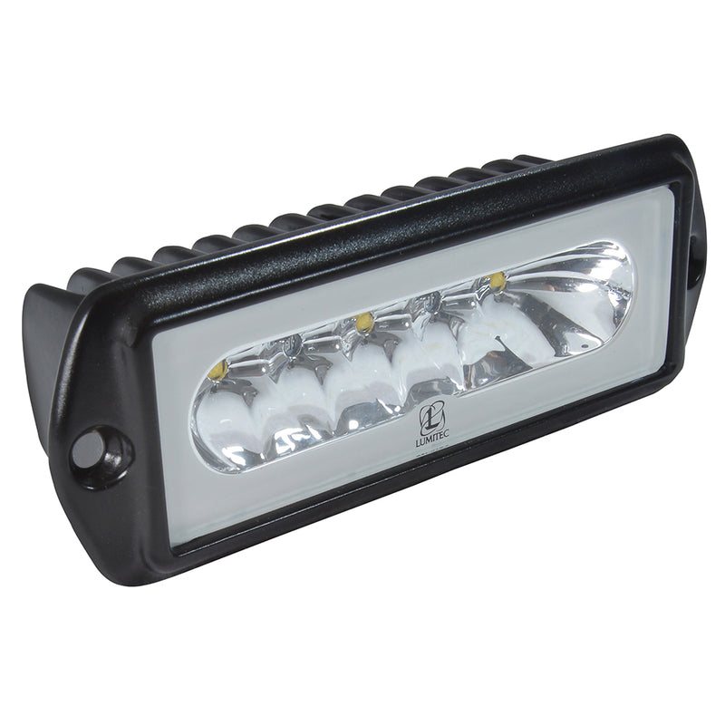 Load image into Gallery viewer, Lumitec Capri2  Flush Mount LED Flood Light  Black Housing  2Color WhiteBlue Dimming 101186
