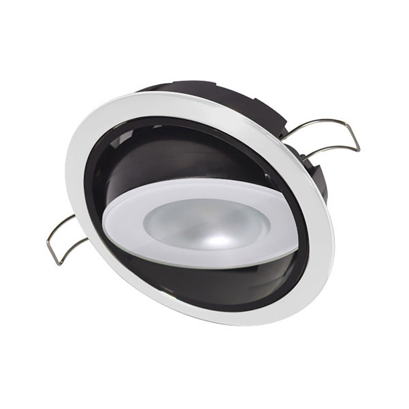 Load image into Gallery viewer, Lumitec Mirage Positionable Down Light  Spectrum RGBW Dimming  White Bezel 115127
