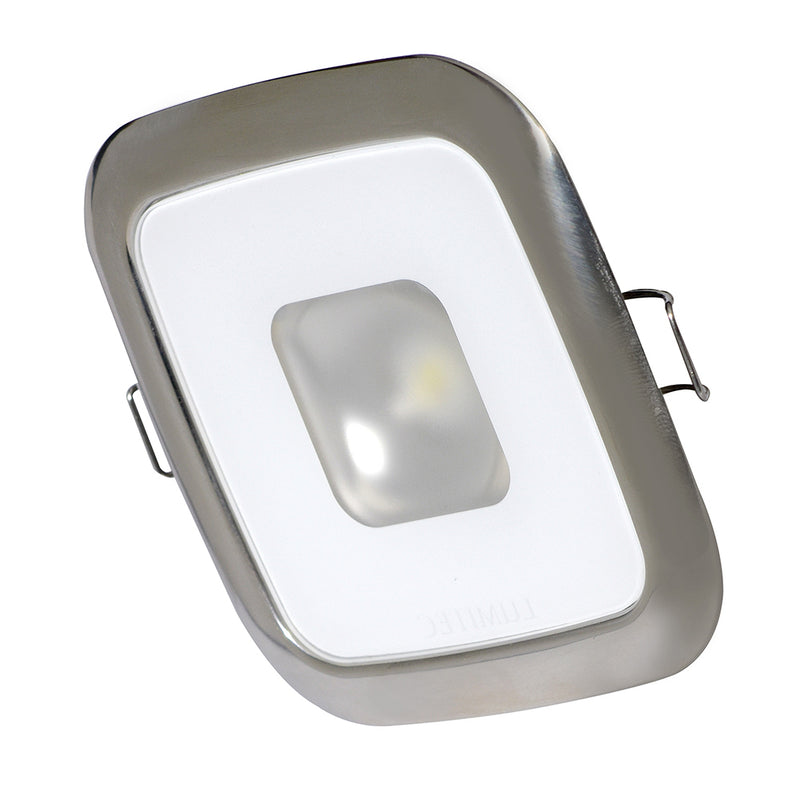 Load image into Gallery viewer, Lumitec Square Mirage Down Light  White Dimming RedBlue NonDimming  Polished Bezel 116118
