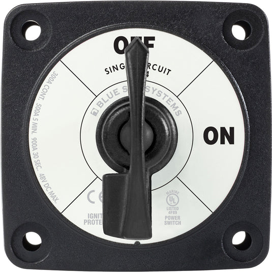 Blue Sea 6004200 Single Circuit ONOFF wLocking Key  Black 6004200