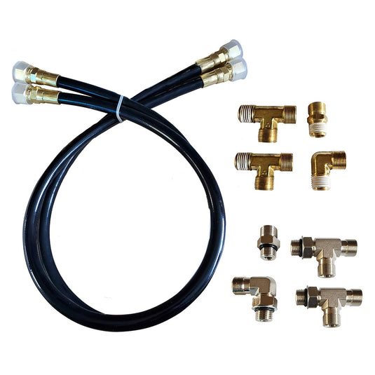 Octopus 30 Hose  Fitting Kit Including Orb  NPT Helm Fittings OC17SUK42