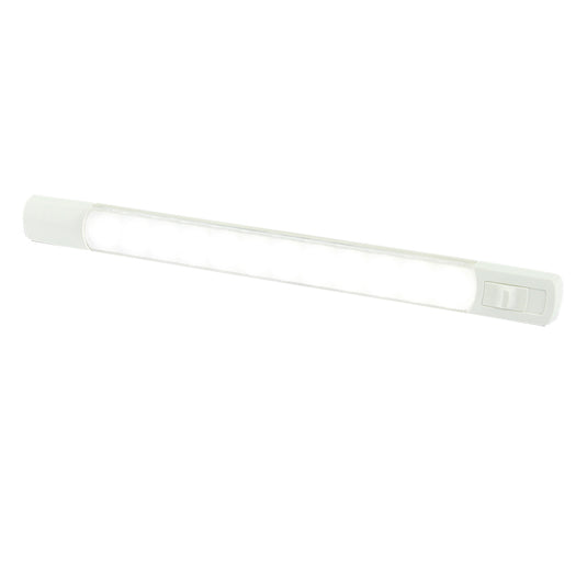 Hella Marine Surface Strip Light wSwitch  White LED  12V 958123001