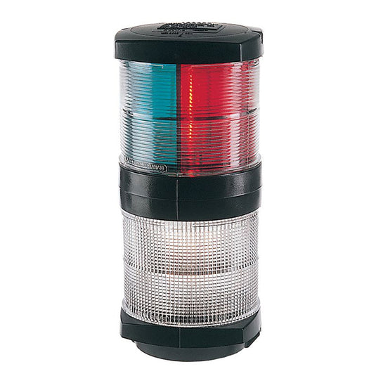 Hella Marine TriColor Navigation LightAnchor Navigation Lamp Incandescent  2nm  Black Housing  12V 002984601