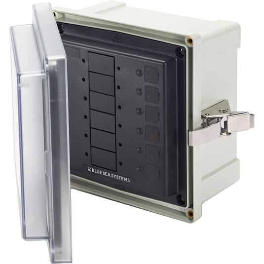 Blue Sea 3113  SMS Panel Enclosure w6 Blank Circuits  3113