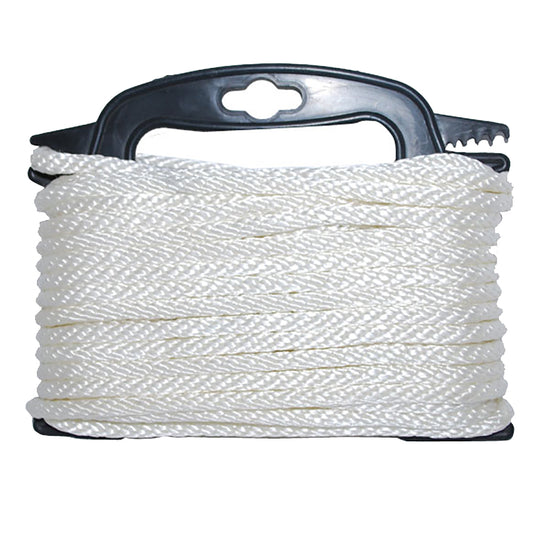 Attwood Braided Nylon Rope  316 x 100  White 1175537