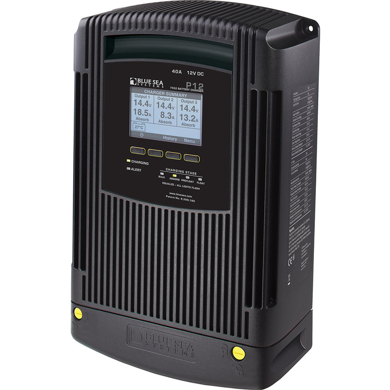 Load image into Gallery viewer, Blue Sea 7532 P12 Gen2 Battery Charger  40A  3Bank 7532
