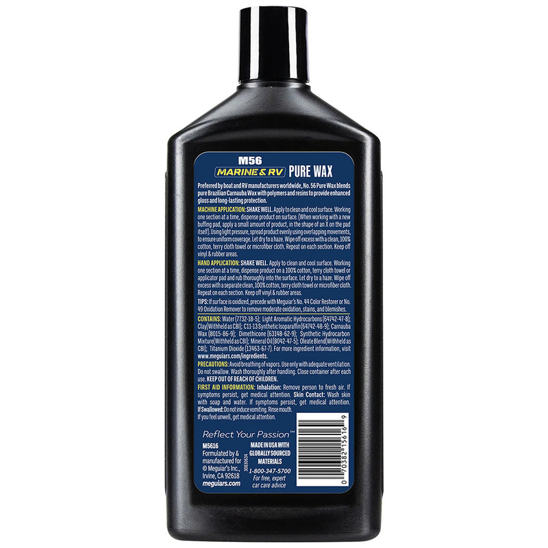 Load image into Gallery viewer, Meguiars BoatRV Pure Wax  Case of 6 M5616CASE
