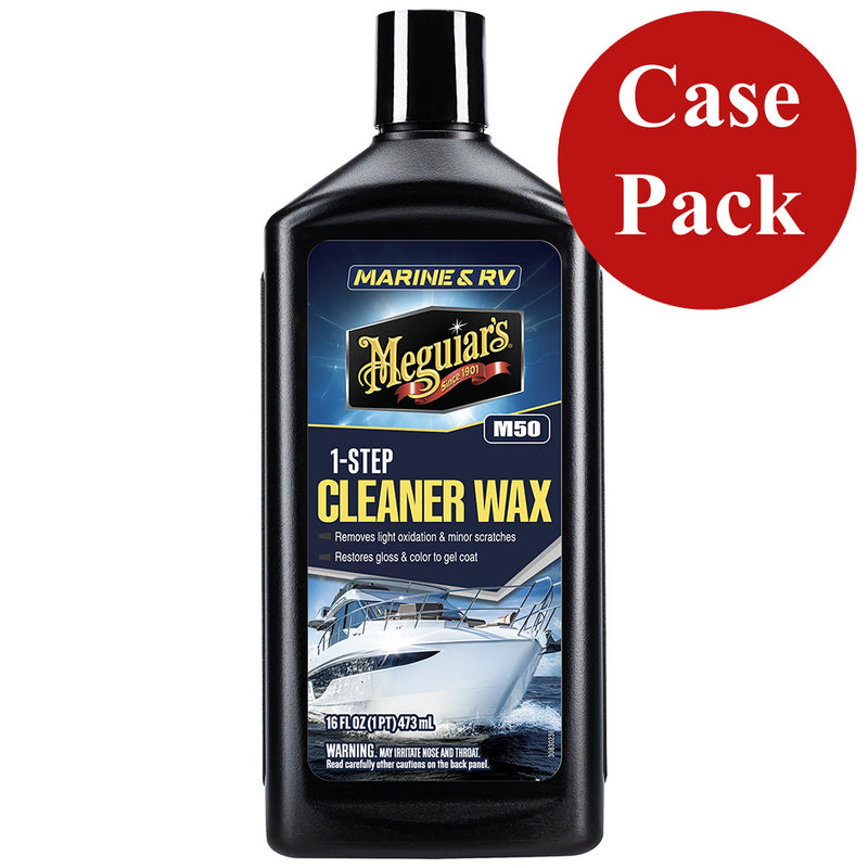 Load image into Gallery viewer, Meguiars BoatRV Cleaner Wax  16 oz  Case of 6 M5016CASE
