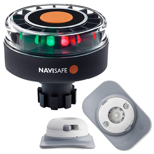 Navisafe Navilight Tricolor 2NM wNavibolt Base  RIB Mount  White 342KIT4