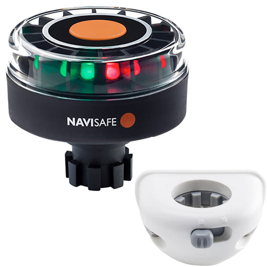 Navisafe Navilight Tricolor 2NM wNavibolt Base  Vertical Mount  White 342KIT6