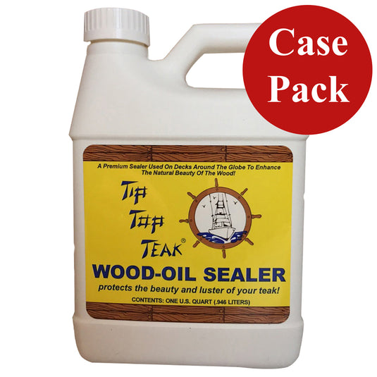 Tip Top Teak Tip Top Teak Wood Oil Sealer  Quart  Case of 12 TS 1001CASE