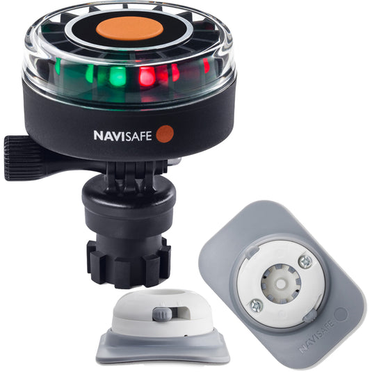 Navisafe Navilight 2NM Tricolor wNavimount Base  RIB Mount  White 340KIT4