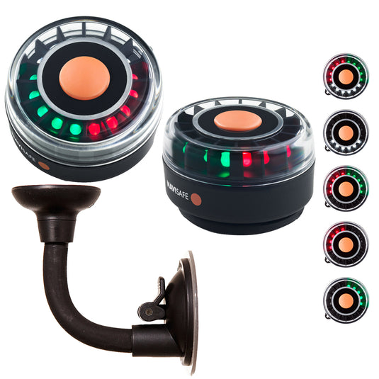 Navisafe Portable Navilight 2NM  TriColor wBendable Suction Cup Mount 305KIT2