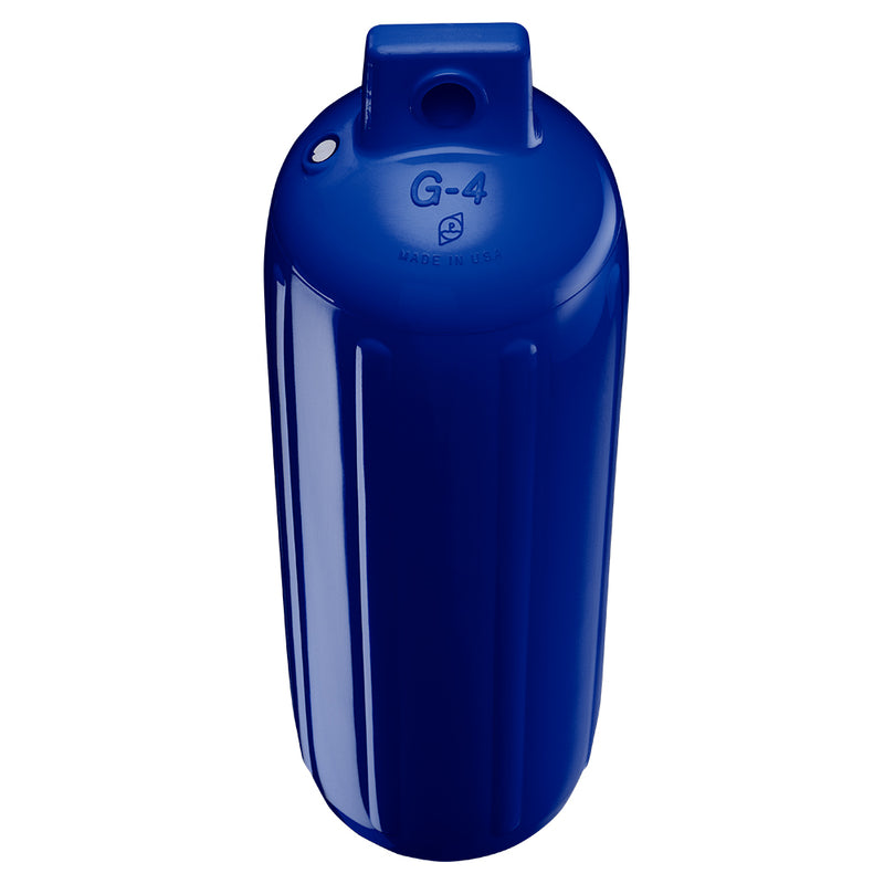 Load image into Gallery viewer, Polyform G4 Twin Eye Fender 65 x 22  Cobalt Blue wAdapter G4 COBALT BLUE WAIR ADAPTER
