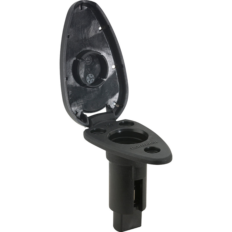 Load image into Gallery viewer, Attwood LightArmor PlugIn Base  2 Pin  Black  Teardrop 910T2PB7
