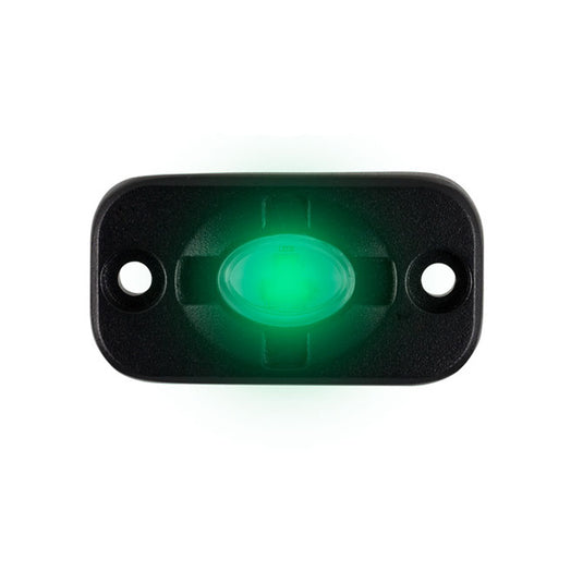 HEISE Auxiliary Accent Lighting Pod  15 x 3  BlackGreen HETL1G