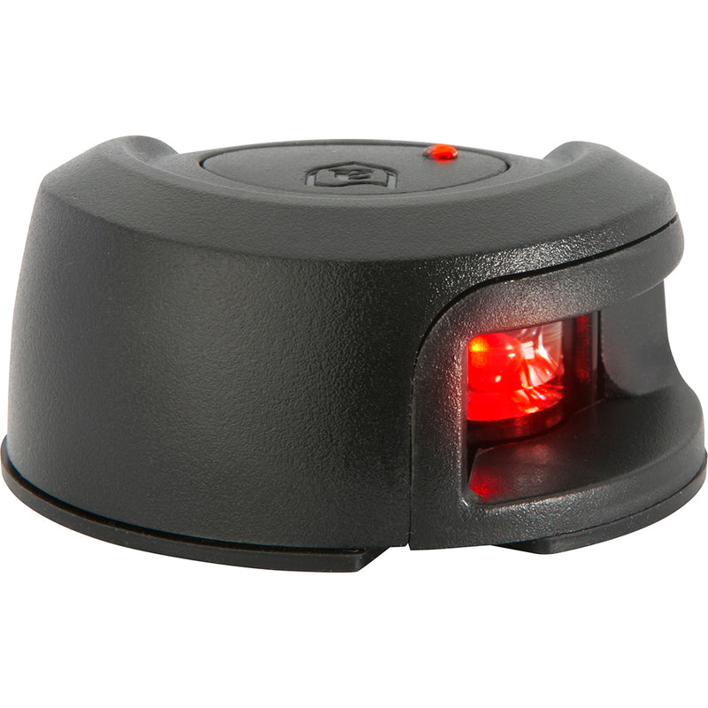 Load image into Gallery viewer, Attwood LightArmor Deck Mount Navigation Light  Black Composite  Port red  2NM NV2012PBR7
