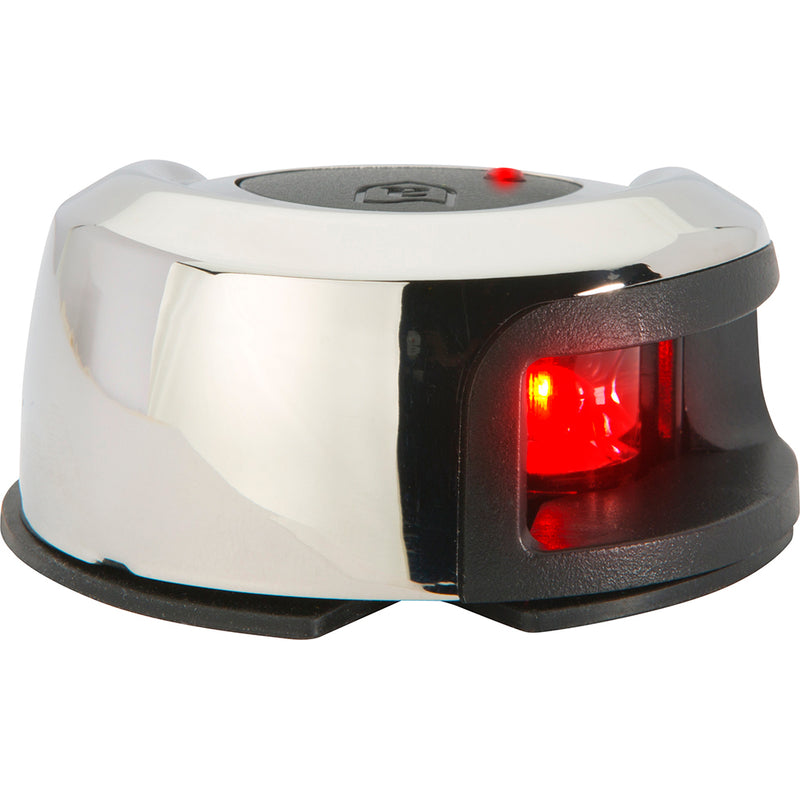 Load image into Gallery viewer, Attwood LightArmor Deck Mount Navigation Light  Stainless Steel  Port red  2NM NV2012SSR7
