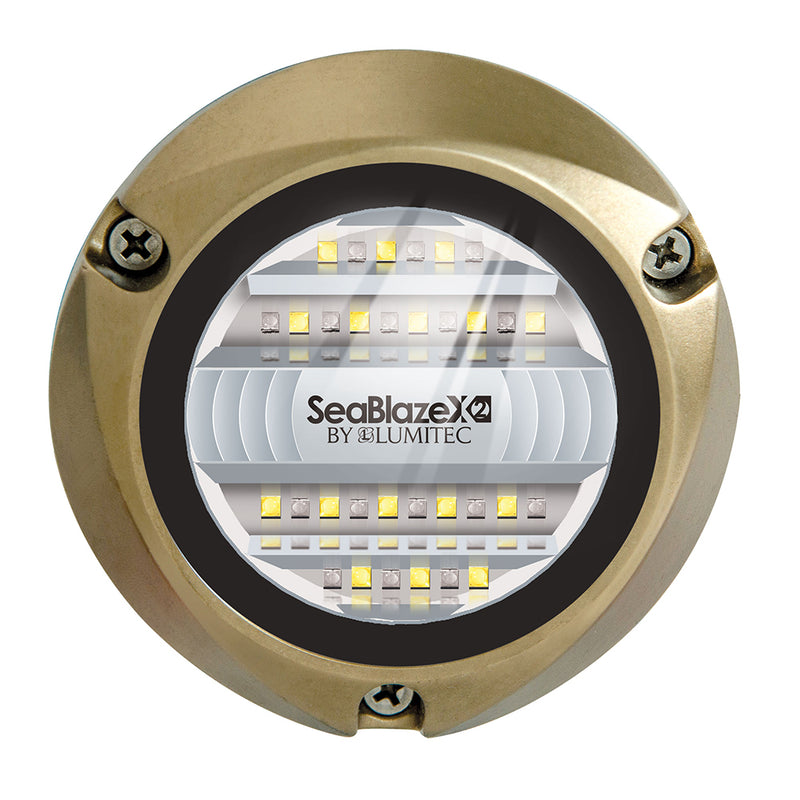Load image into Gallery viewer, Lumitec SeaBlazeX2 LED Underwater Light  Dual Color  WhiteBlue 101516
