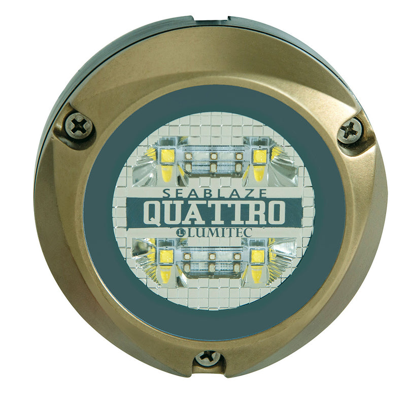 Load image into Gallery viewer, Lumitec Zambezi Quattro Surface Mount Underwater Light  WhiteBlue 101459
