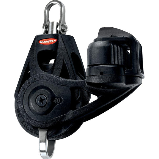 Ronstan Series 40 Ball Bearing Orbit Block  Single  Becket  Cleat  Swivel Head RF45130