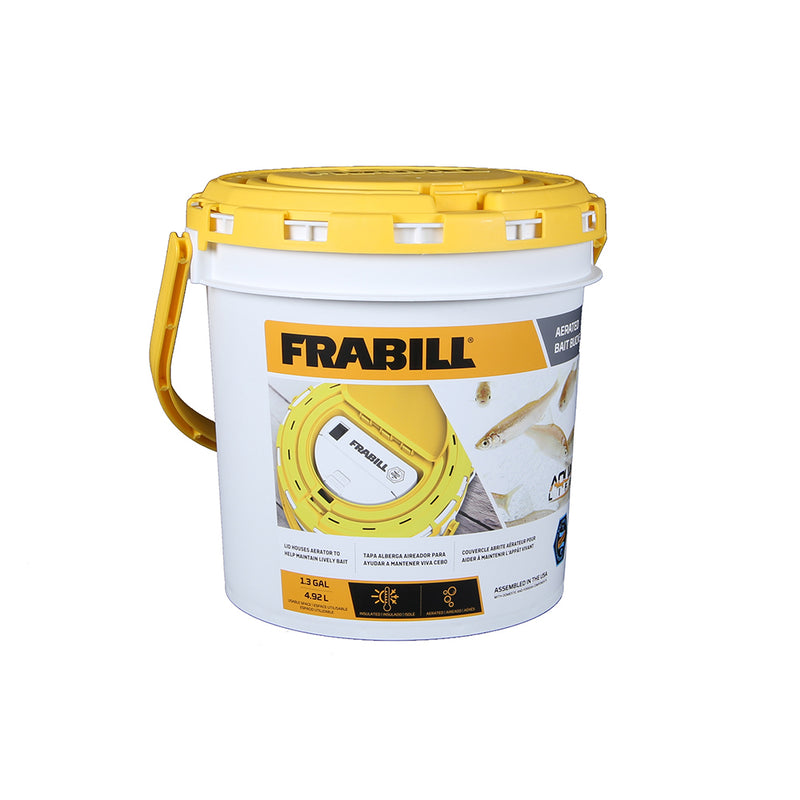 Load image into Gallery viewer, Frabill Dual Fish Bait Bucket wAerator BuiltIn PMC4825

