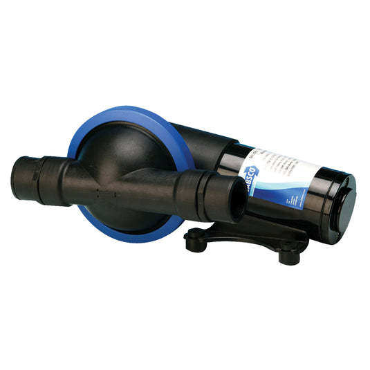 Jabsco Fish Box Evacuation Pump  24VDC 5GPM Diaphragm w15 Fittings 509001100