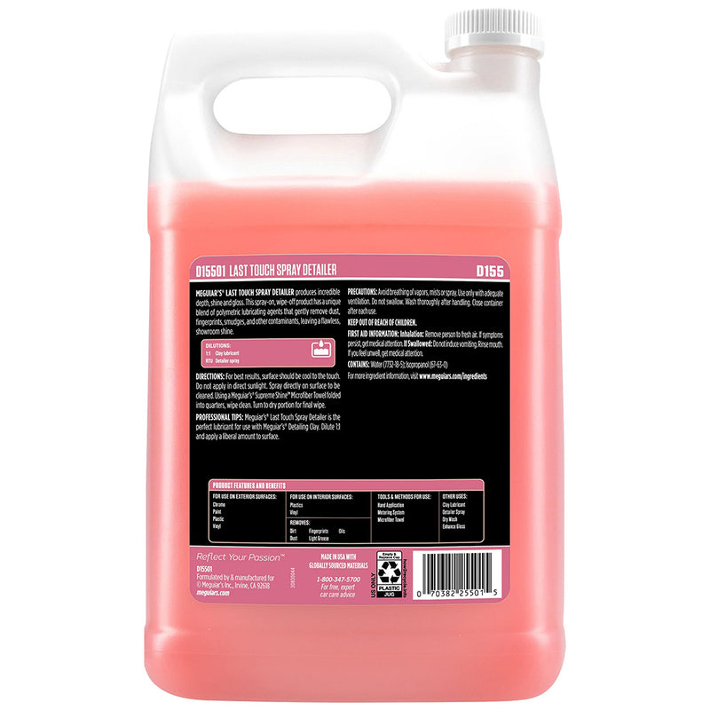 Load image into Gallery viewer, Meguiars Detailer Last Touch Spray Detailer  1Gallon Case of 4 D15501CASE
