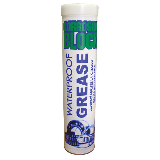 Corrosion Block High Performance Waterproof Grease  14oz Cartridge  NonHazmat NonFlammable  NonToxic 25014